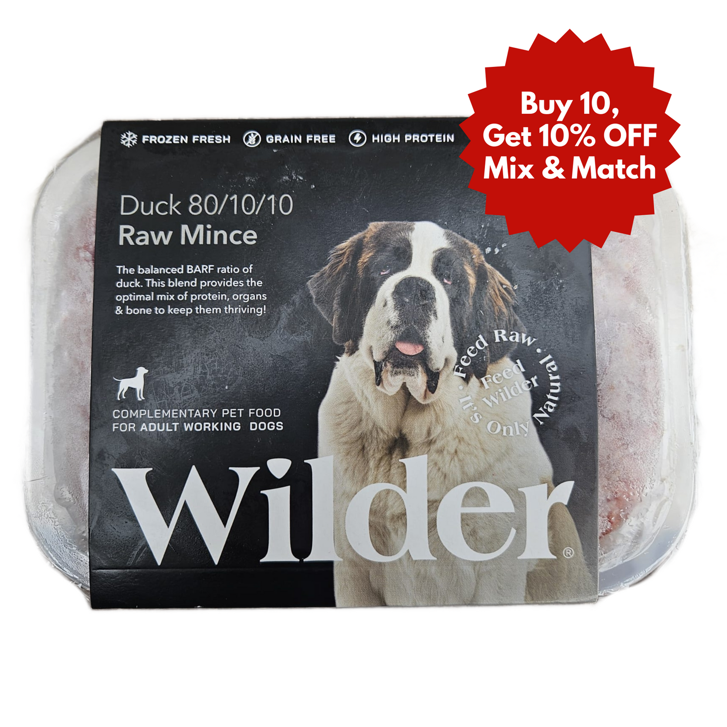 Wilder raw dog food in Bristol