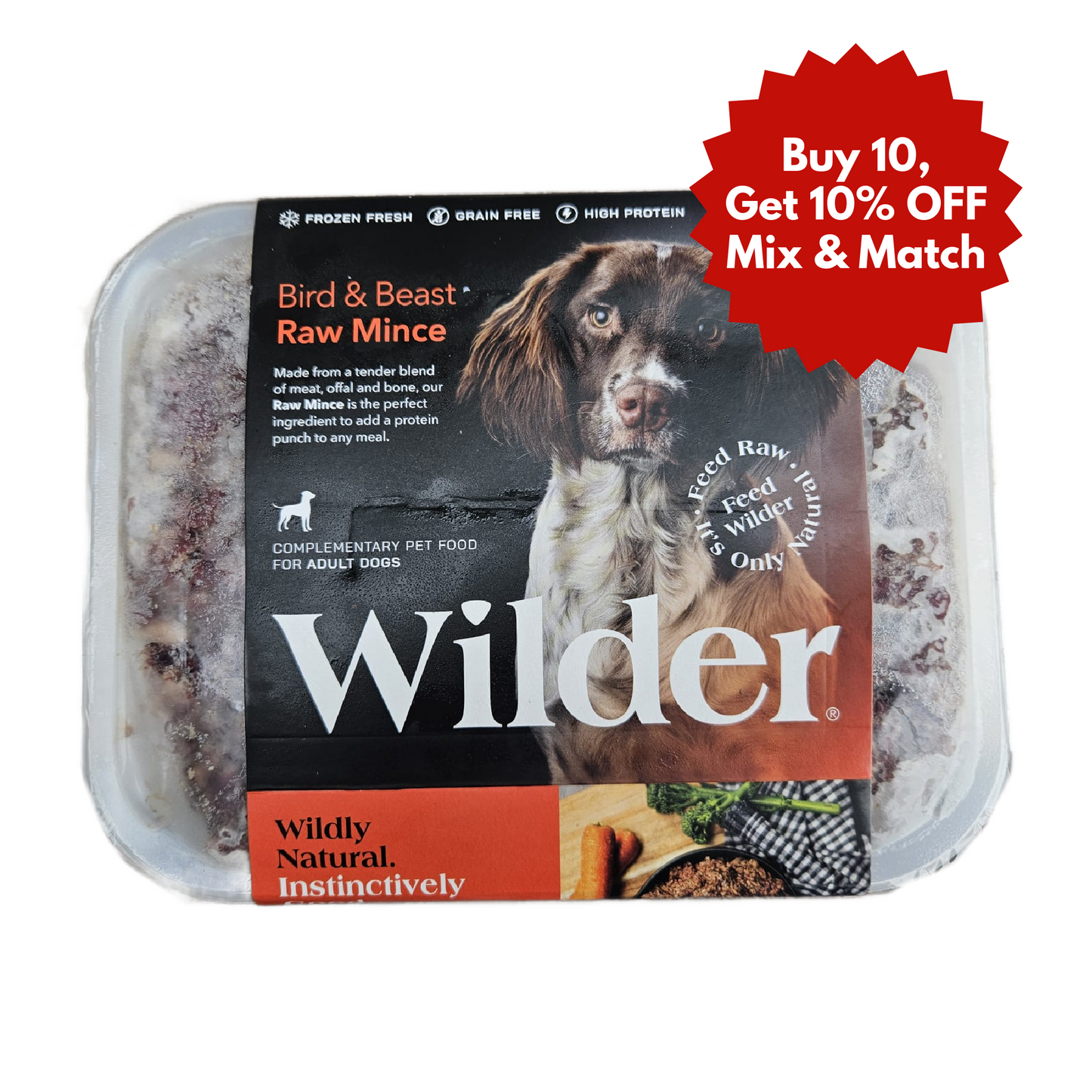 Wilder raw dog food in Bristol