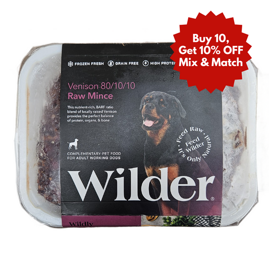 Wilder Venison 1kg - 80/10/10