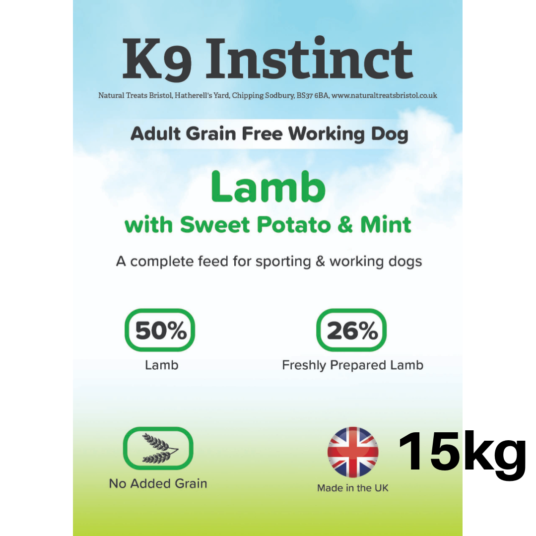 Lamb, Sweet Potato & Mint 15kg - grain free dry dog food