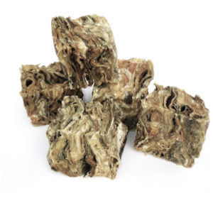 Dried Fish Skin Small Cubes 100g