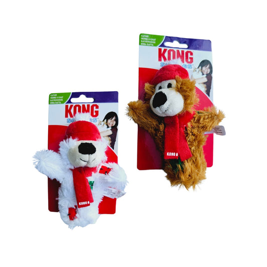 KONG Holiday Softies Bear Assorted
