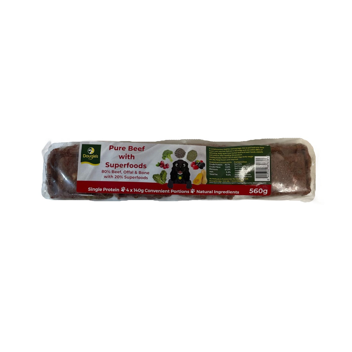 Dougies Pure Beef with Superfoods 560g