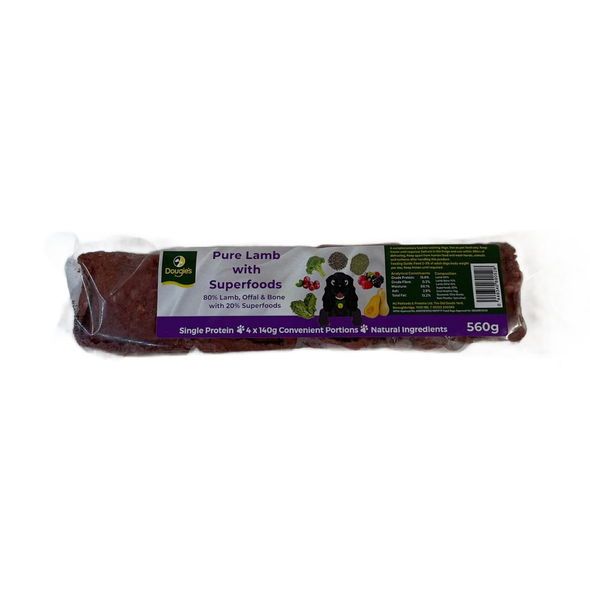 Dougies Pure Lamb with Superfoods 560g