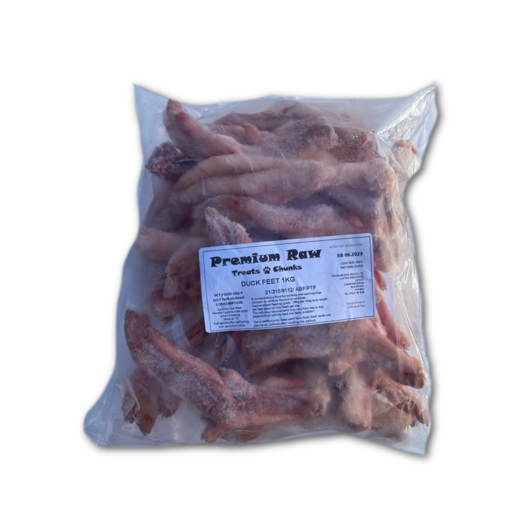 Raw Duck Feet 1kg