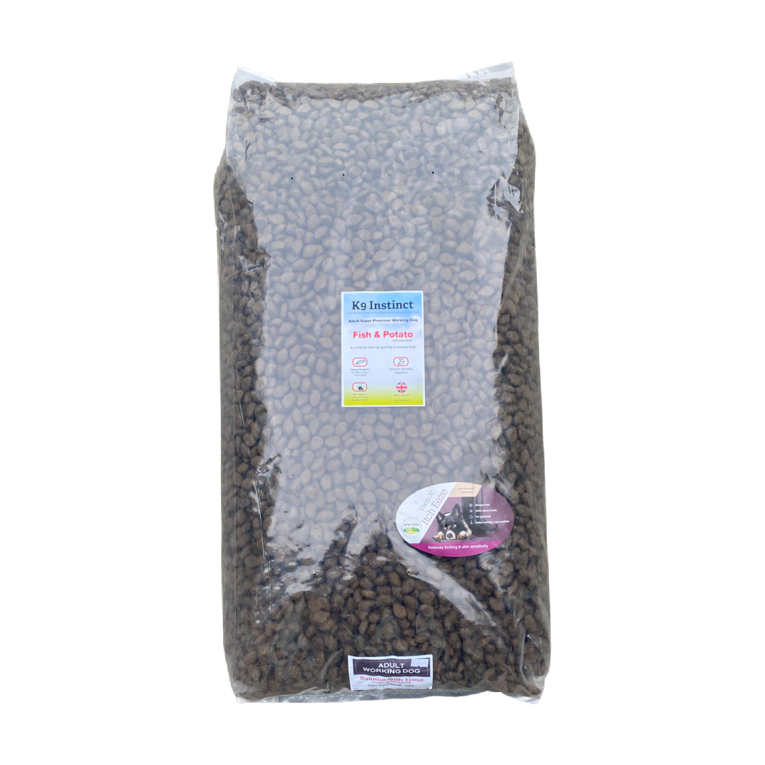 Fish & Potato with Itch-Eeze 15kg - gluten free dry dog food