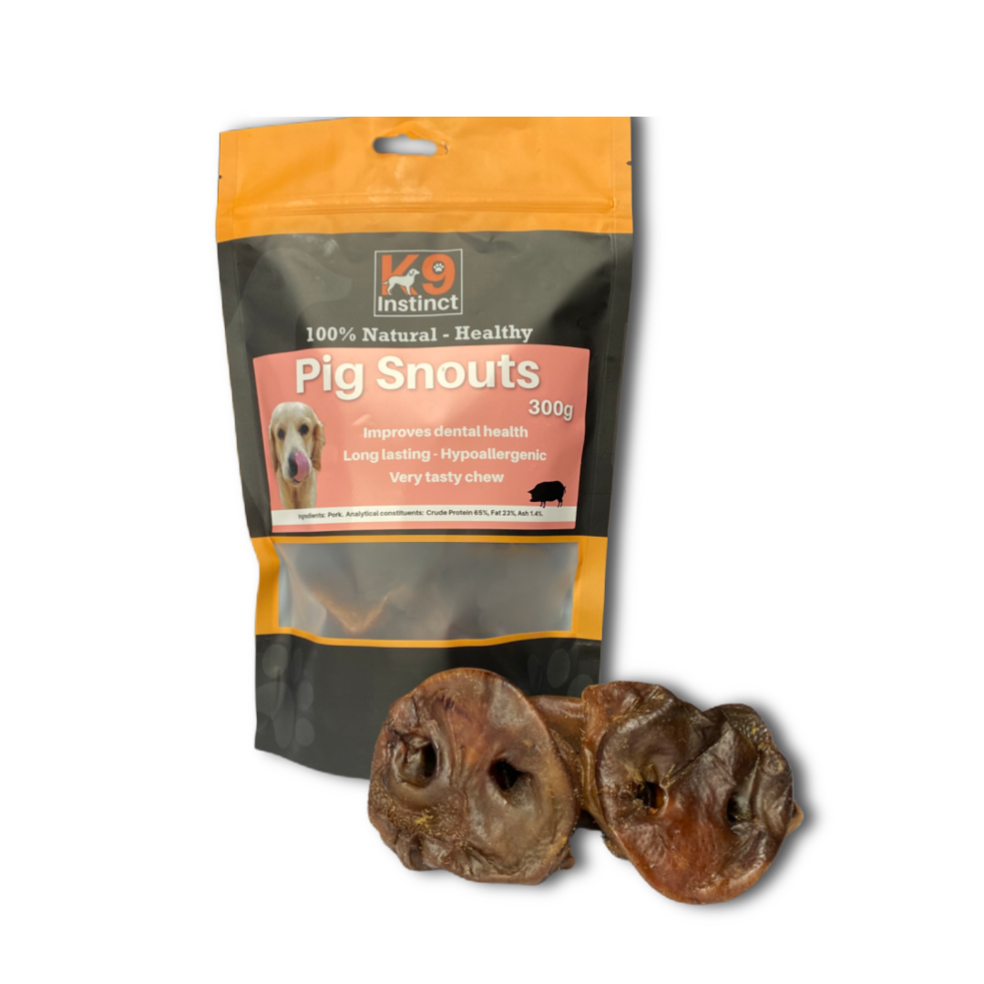 K9 Instinct UK Pig Snouts - natural dog chews