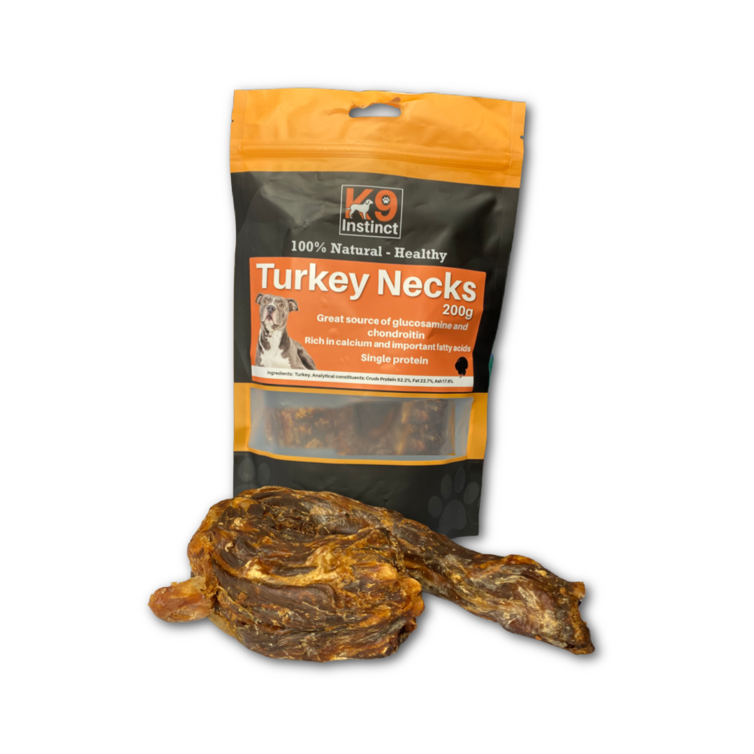 K9 Instinct UK Turkey Necks - natural dog chews