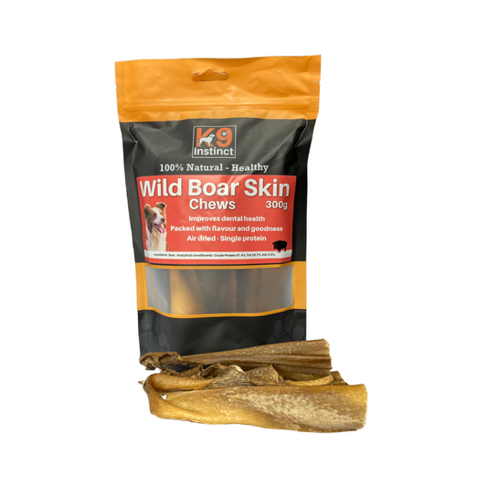 K9 Instinct UK Wild Boar Skin - natural dog chews