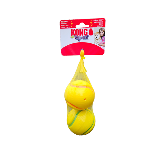 Kong Squeezz Tennis Assorted 2pk