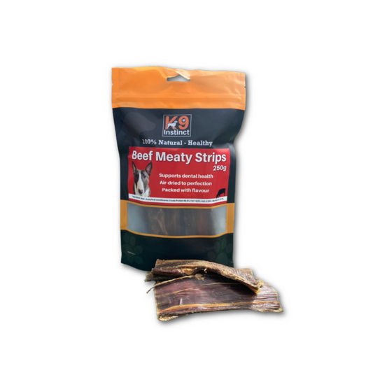 K9 Instinct UK Beef Meaty Strips - natural dog chew