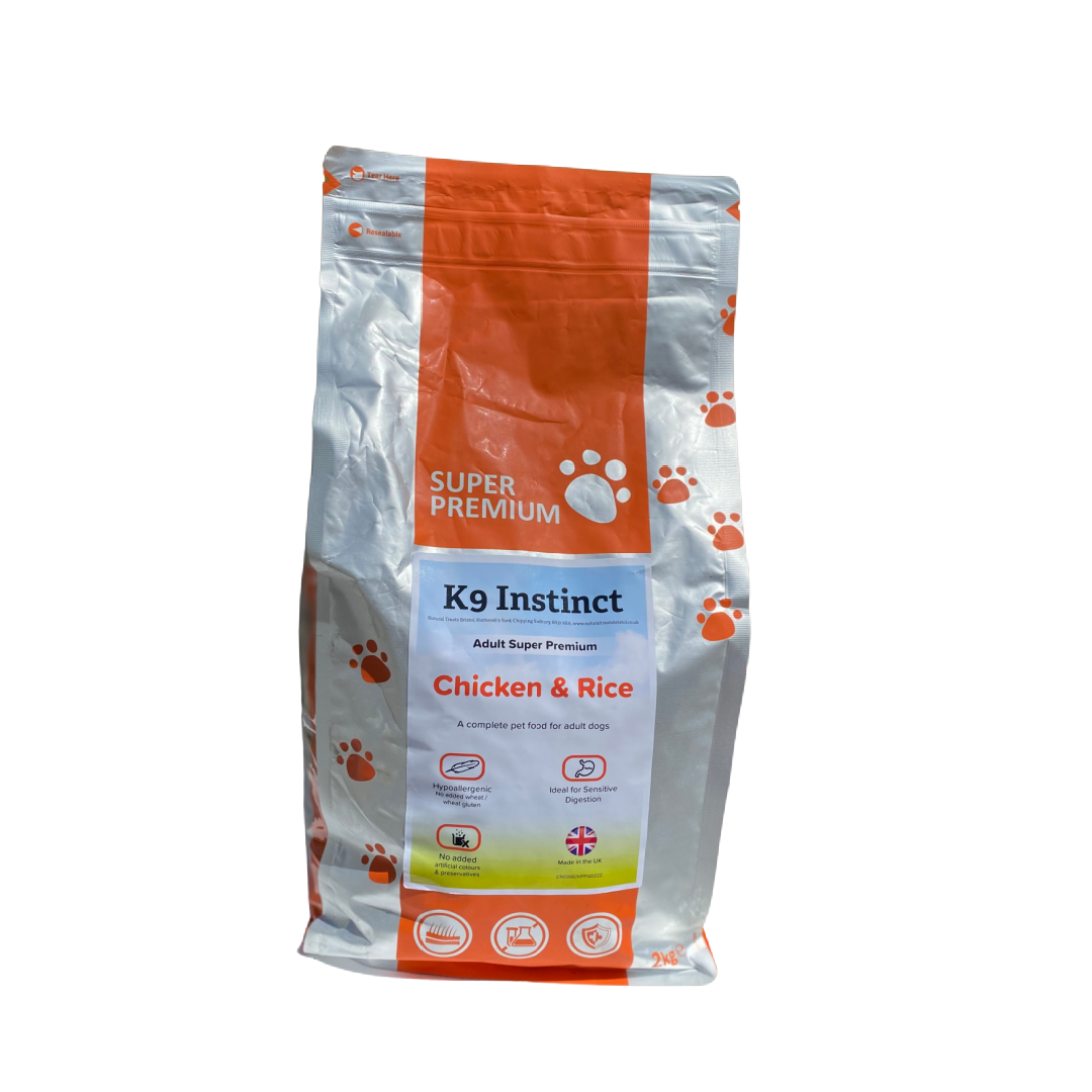 Chicken & Rice 2kg - gluten free dry dog food