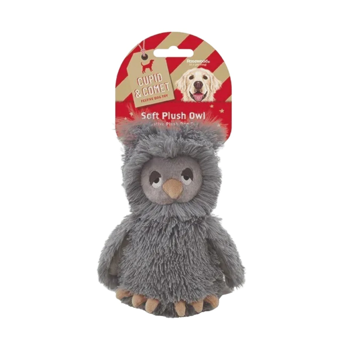 Rosewood Christmas Soft Plush Owl