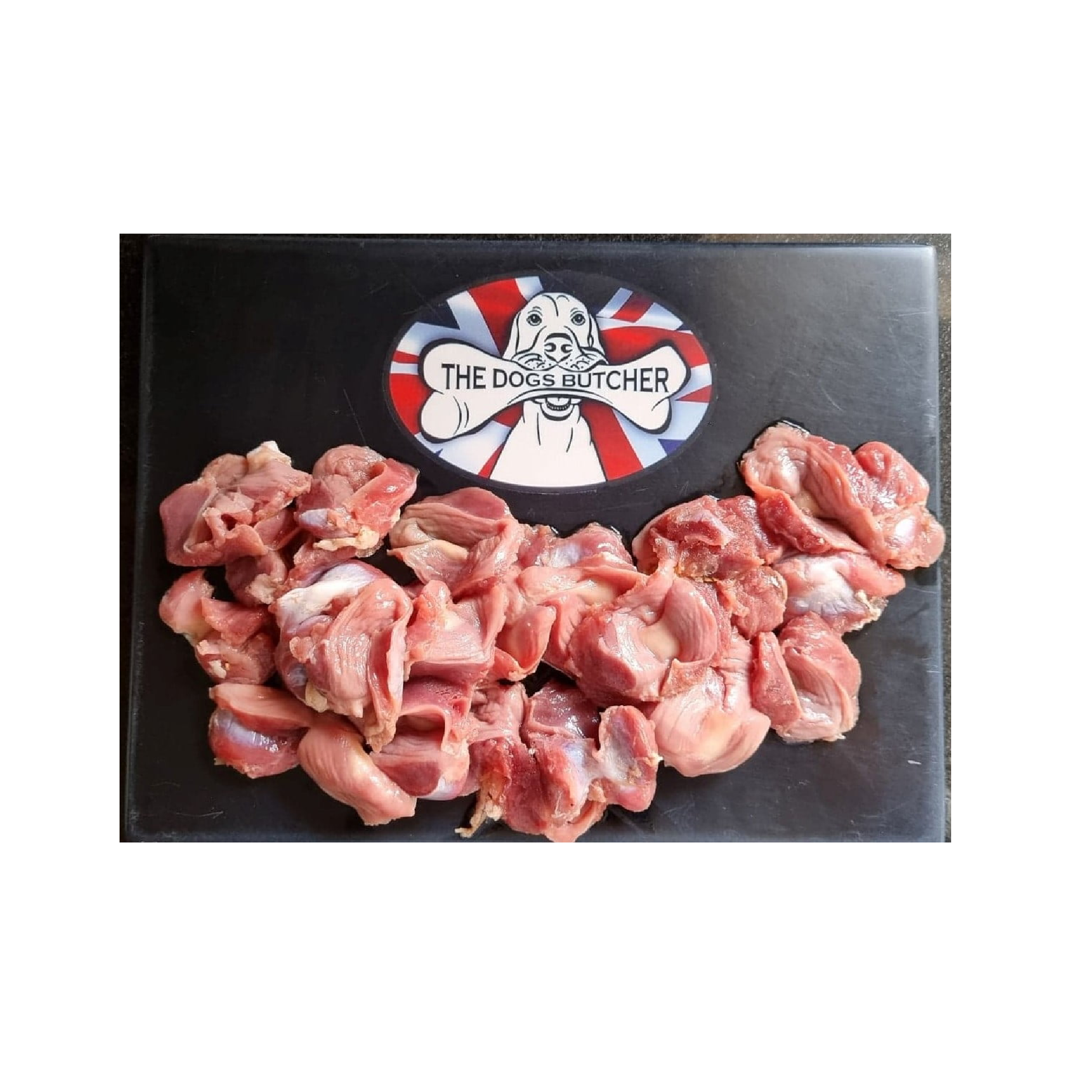 The Dogs Butcher chicken gizzard 1kg - raw food for dogs.