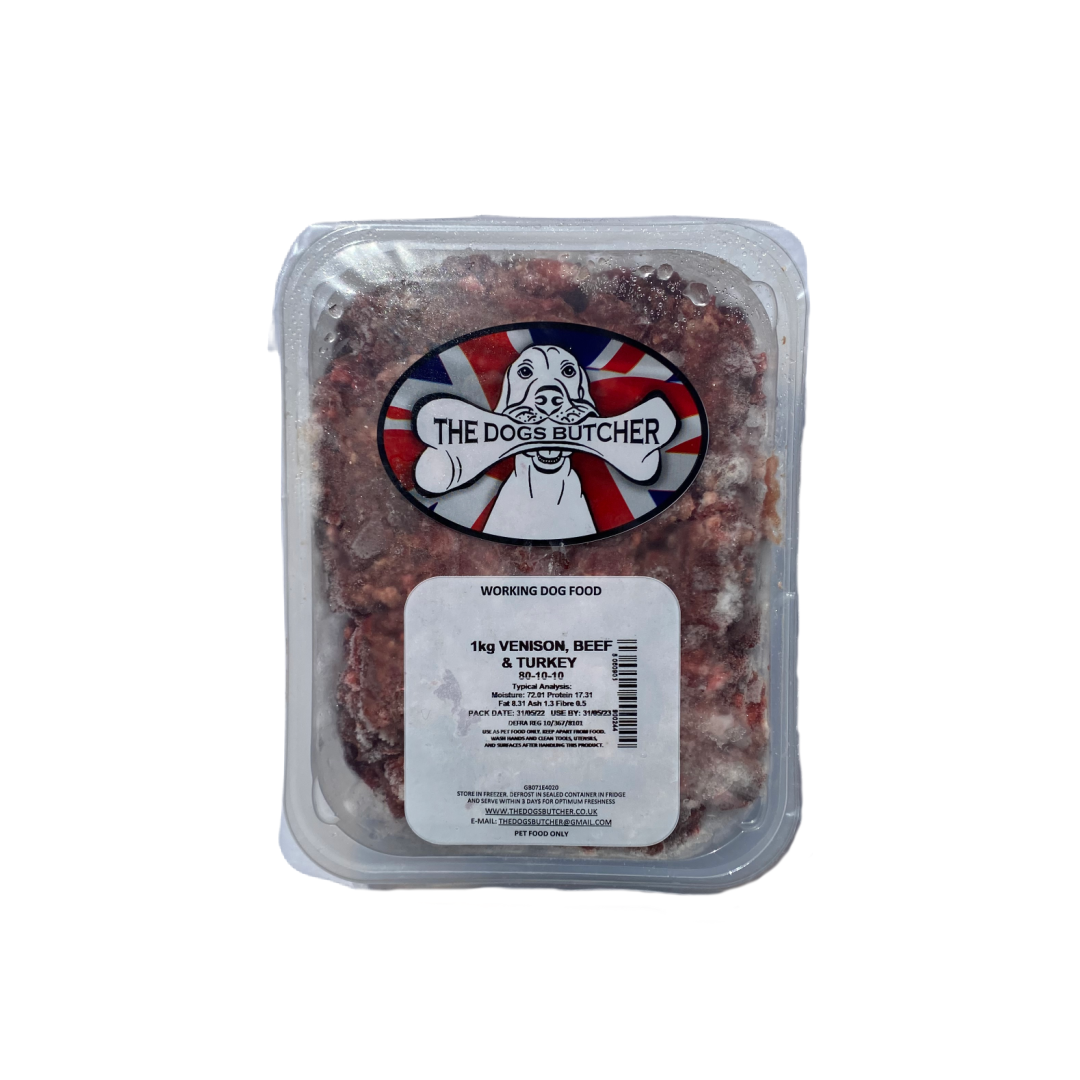 TDB Venison, Beef & Turkey 1kg